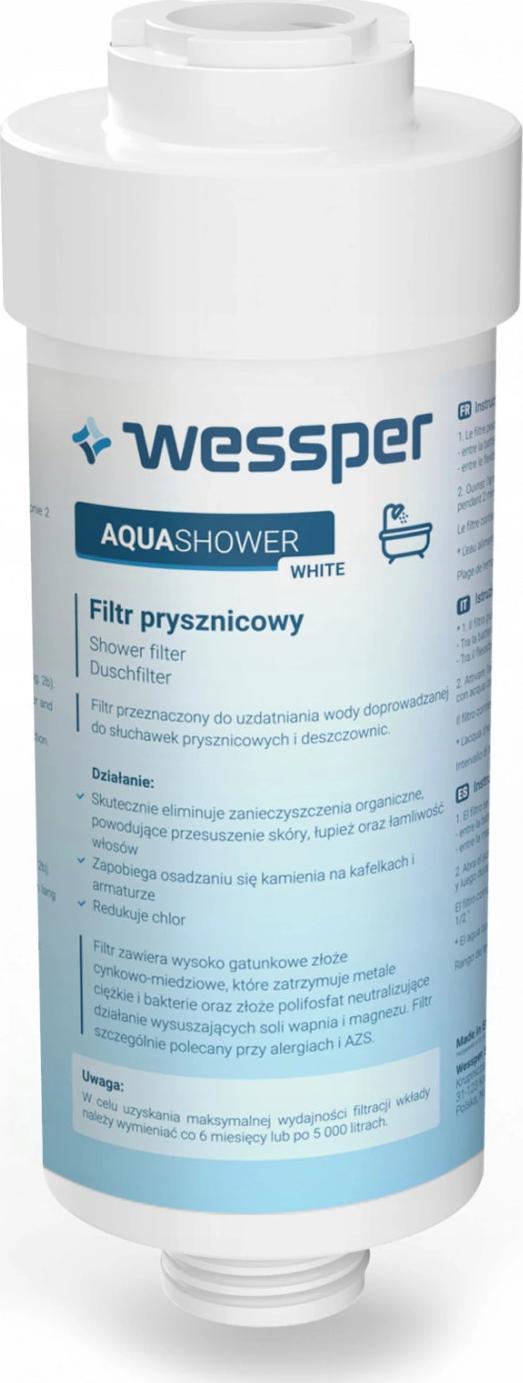 Wessper Aqua Shower biały (WES080)