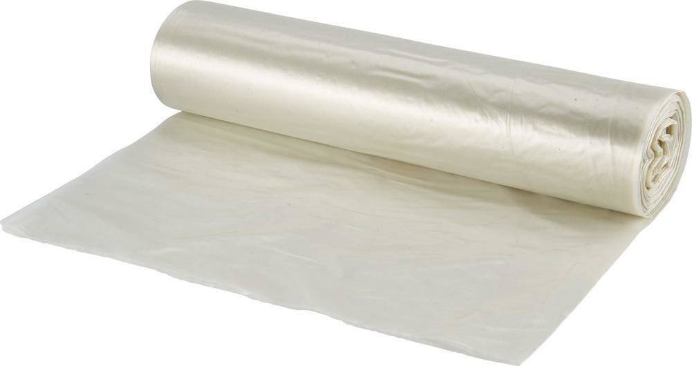 Worek na smieci 120l, przezrocz., ok. 39 m w roli po 25 szt.