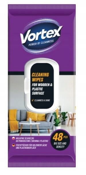 Wet Vipes Vortexfor Wood/Plastic 48Pcs