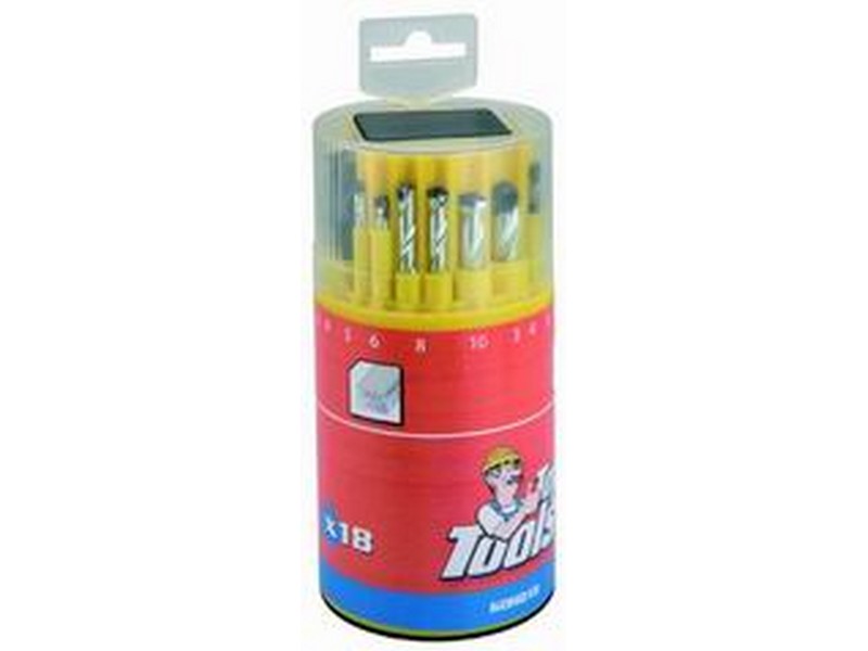 Wiertło Top Tools do betonu, drewna, metalu 18szt. (60H018)