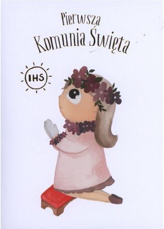 HENRY Karnet B6 Komunia - Dziewczynka