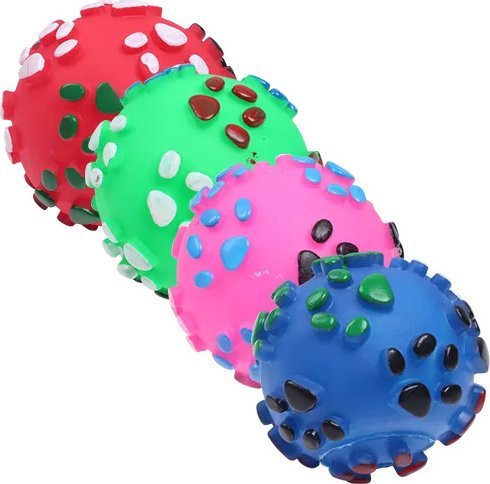 Nobleza Piłeczki z nadrukowanymi łapkami PCV Piłeczki z nadrukowanymi łapkami PCV