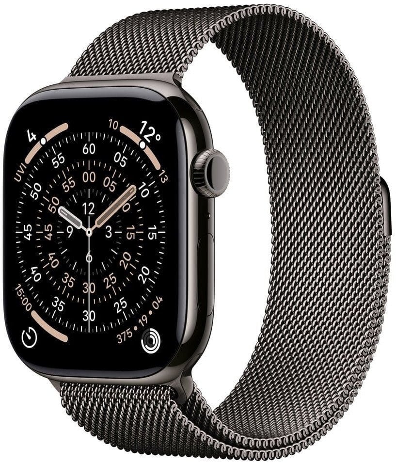 Smartwatch Apple Watch 11 GPS + Cellular 42mm Slate Titanium Milanese Loop Grafitowy (MF8U4MP/A)