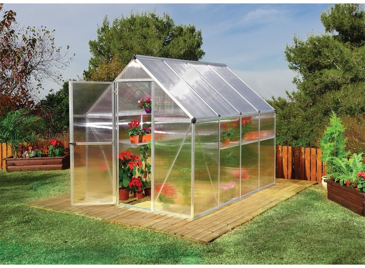 Palram Szklarnia Ogrodowa 701549 246 x 185 m x 208 cm Mocna z poliwęglanu tunel