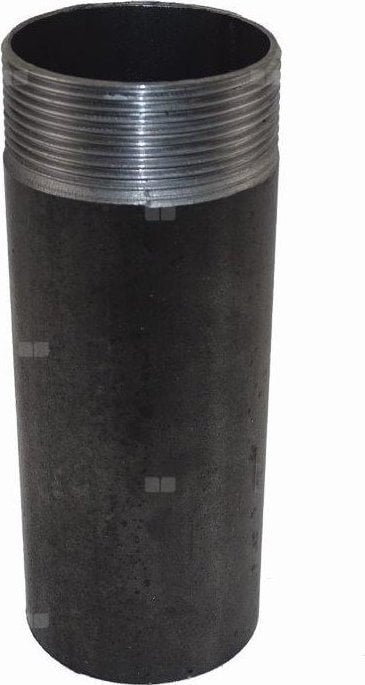 AGAflex Króciec czarny jednostronnie gwintowany 80-100 (3")
