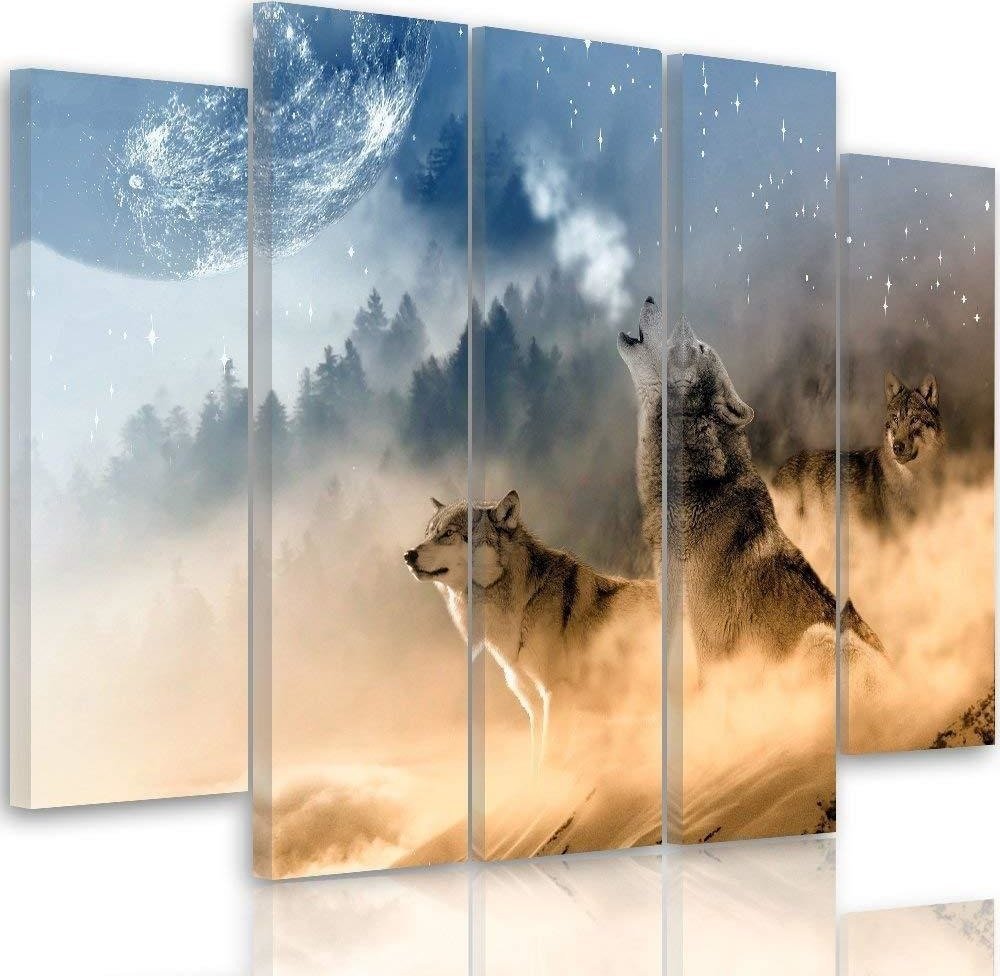 Feeby Obraz pięcioczęściowy na płótnie, Nocni łowcy - 200x100