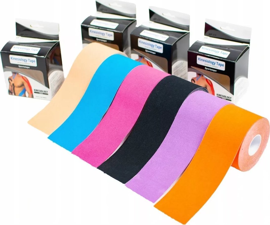 Hurt-net KINESIOTAPING KINESIO PLASTRY TEJPY TAPE TAŚMA 5M