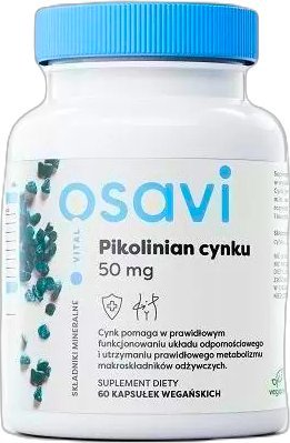 Osavi Osavi Pikolinian Cynku, 50mg - 60 kapsułek