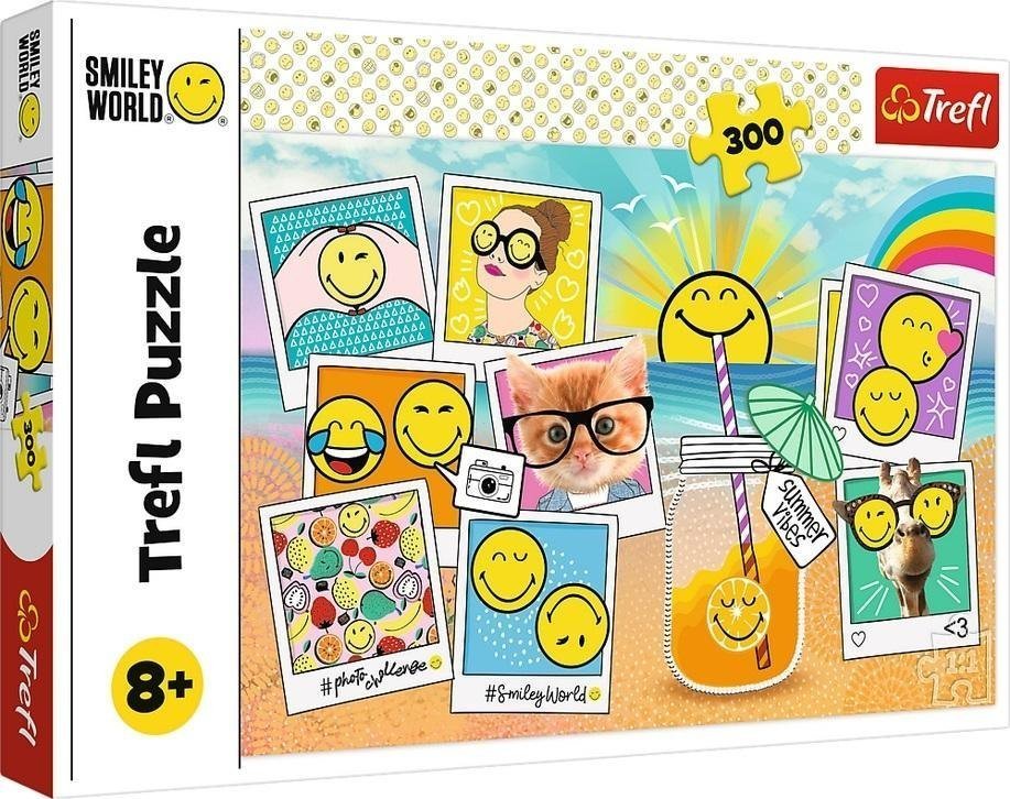 Trefl Puzzle 300 Smiley na wakacjach TREFL