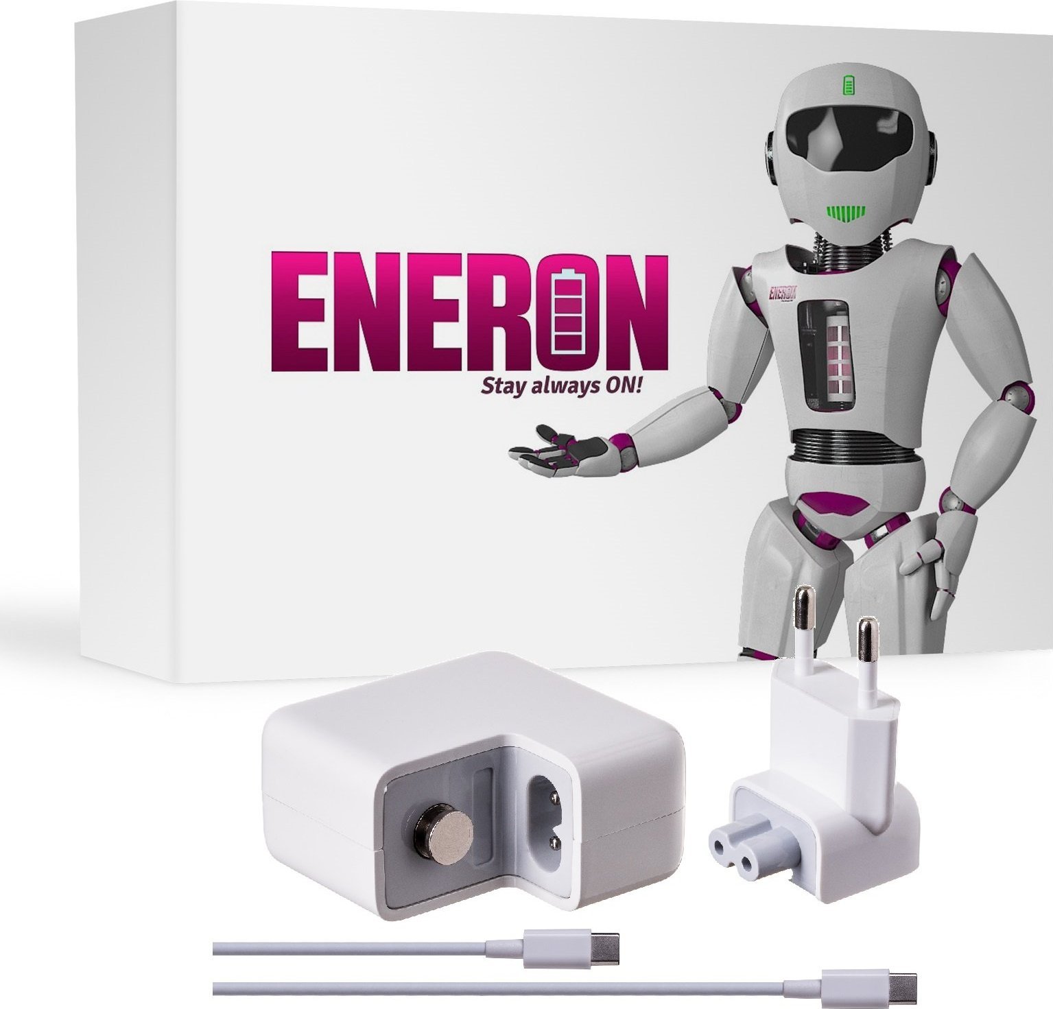 Zasilacz do laptopa Eneron Zasilacz Ładowarka do Apple MacBook 87W USB-C Power Delivery