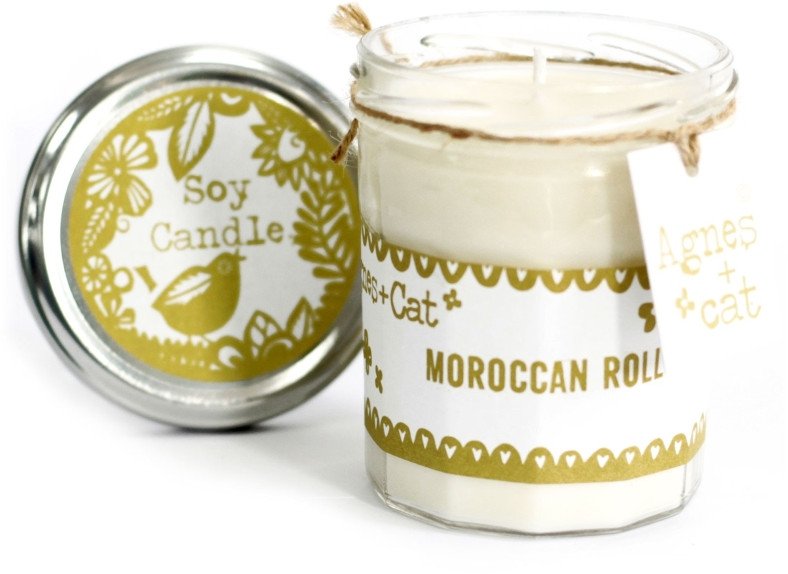 Sojowa świeca w słoiku - Moroccan Roll