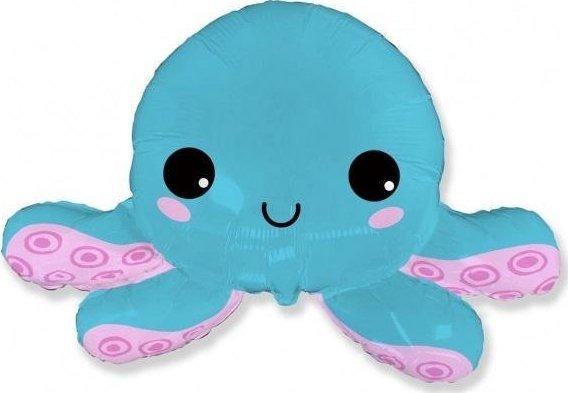 GoDan Balon foliowy Szczęśliwa ośmiornica 61cm