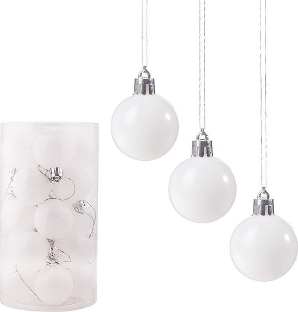 Springos Bombki choinkowe na choinkę 4 cm zestaw 20 szt. UNIWERSALNY