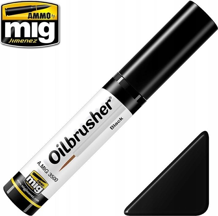Vallejo Ammo: Oilbrusher - Black (10 ml)