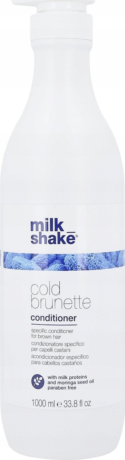Milk Shake Milk Shake, Cold Brunette, Moringa Oil, Hair Conditioner, Remove Warm Tones – Red/Orange, 1000 ml For Women