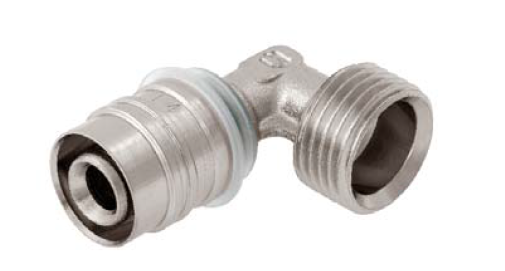 Kisan Kolano zaprasowywane z gwintem zewnętrznym GZ 16x1/2" - WL30.22.21.00