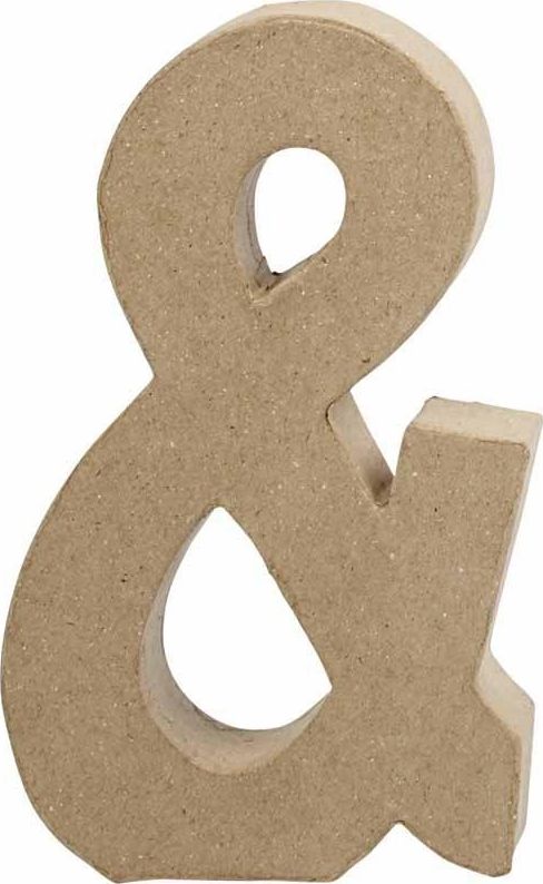 Creativ Company Znak & z papier-mache H: 20,5 cm