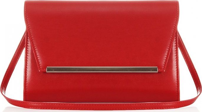 Solome CZERWONA KOPERTÓWKA TOREBKA DAMSKA SOLOME M10 MAT