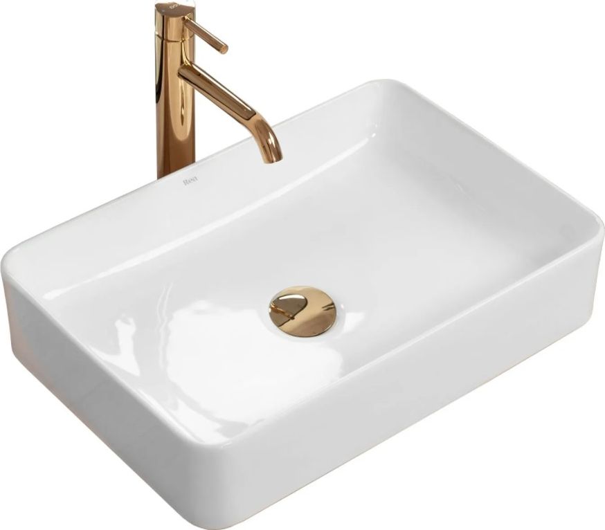 Umywalka Rea Avia nablatowa 51cm biała