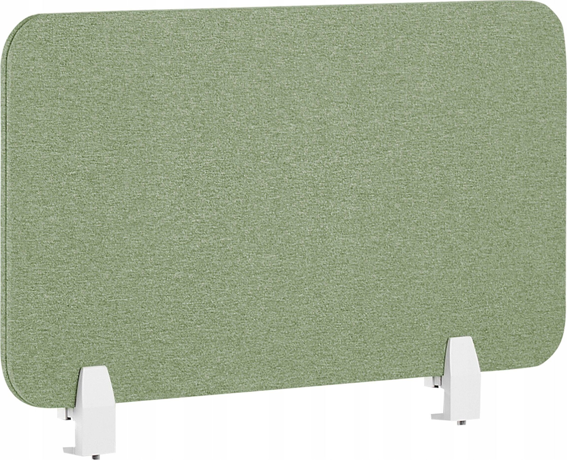 Beliani Przegroda na biurko 80 x 40 cm zielona WALLY