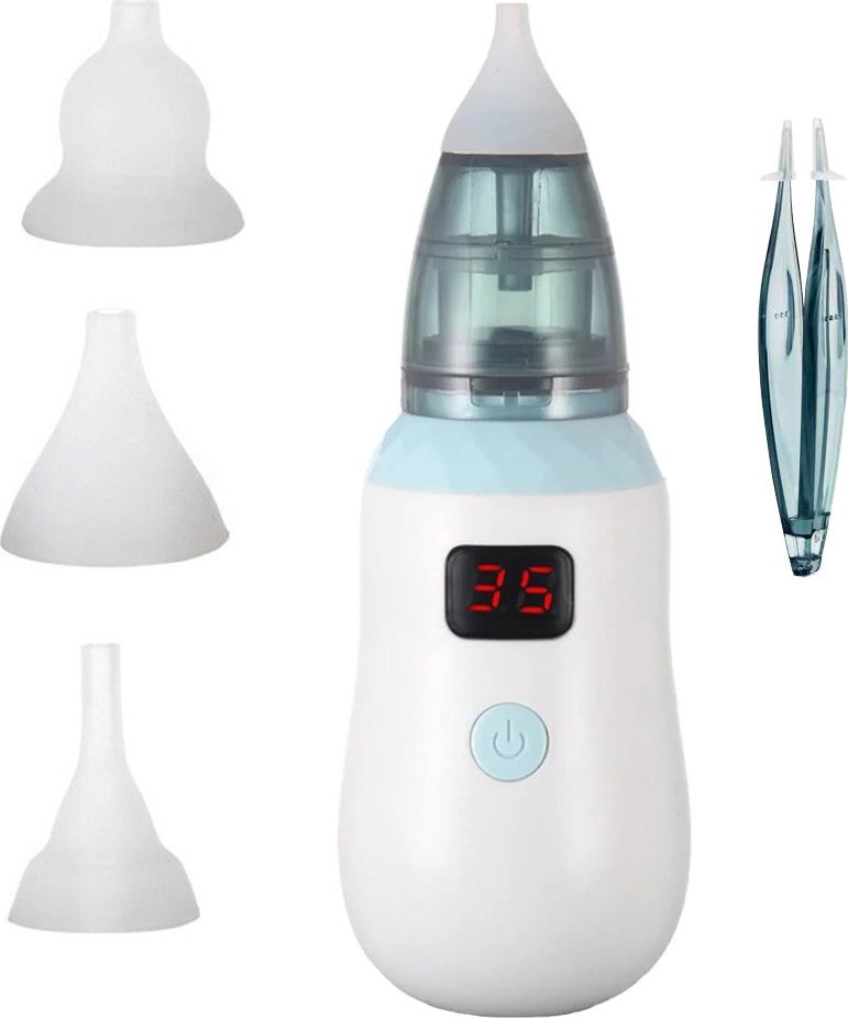 Verk Aspirator do nosa elektryczny odciągacz kataru Aspirator do nosa elektryczny odciągacz kataru