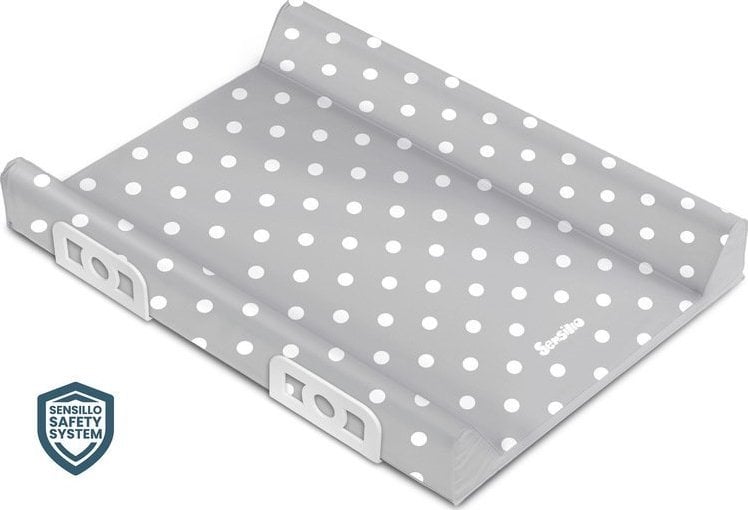 Sensillo PRZEWIJAK USZTYWNIANY SAFETY SYSTEM 70 CM – PATTERNS KROPKI SZARE