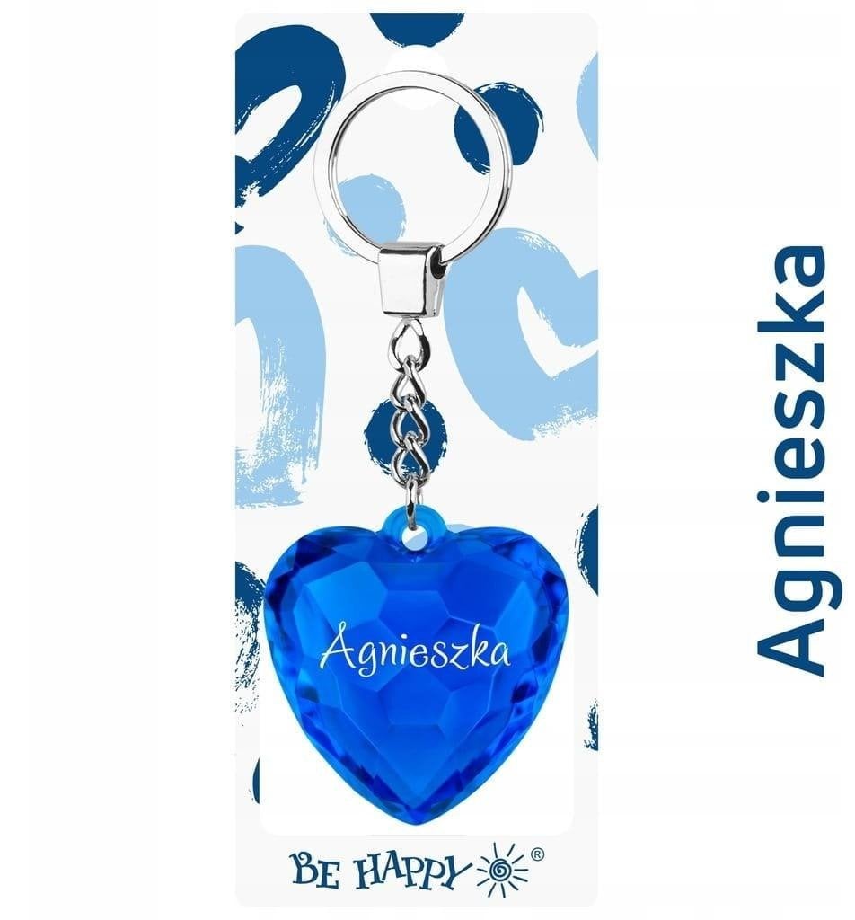 Be Happy Brelok Serce Agnieszka