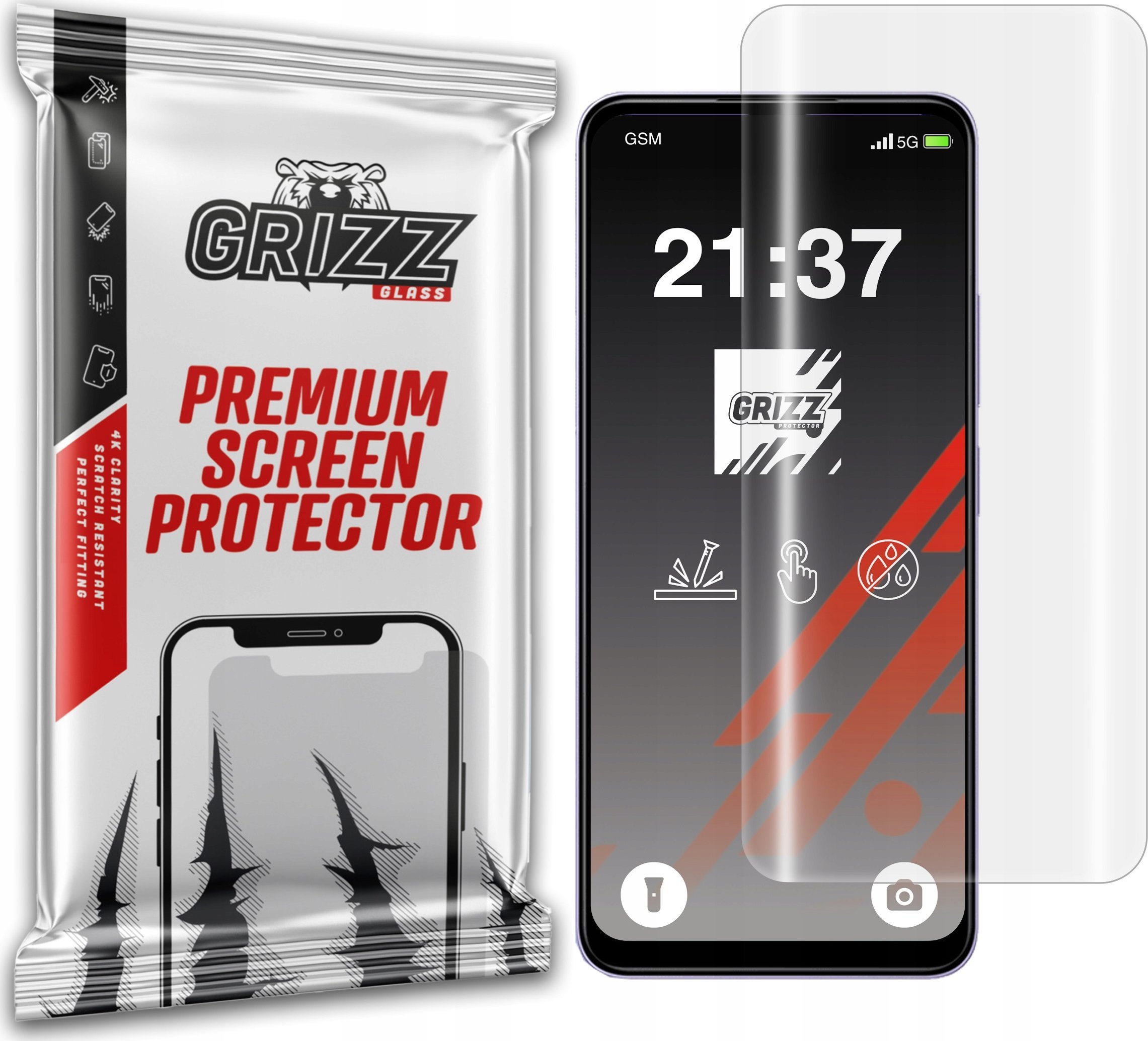 GrizzGlass Folia hydrożelowa GrizzGlass Hydrofilm do Xiaomi Redmi 14R