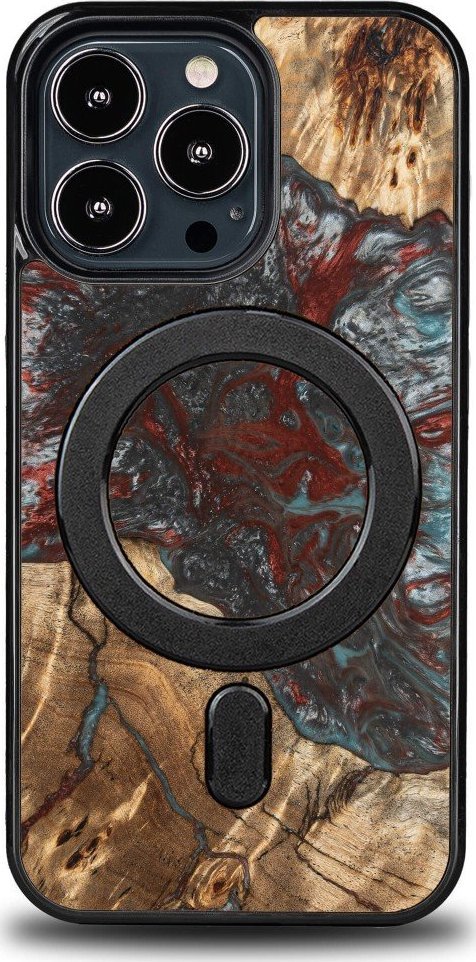 BeWood Etui Bewood Unique na iPhone 13 Pro - Planets - Pluton z MagSafe