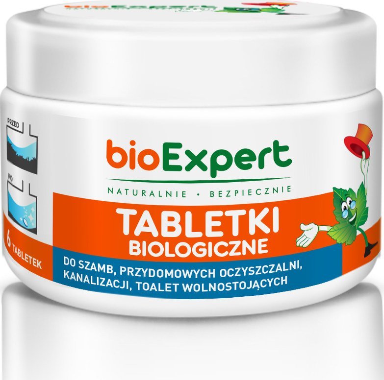 Eko House Tabletki biologiczne 6 szt. do szamb i przydomowych oczyszczalni ścieków