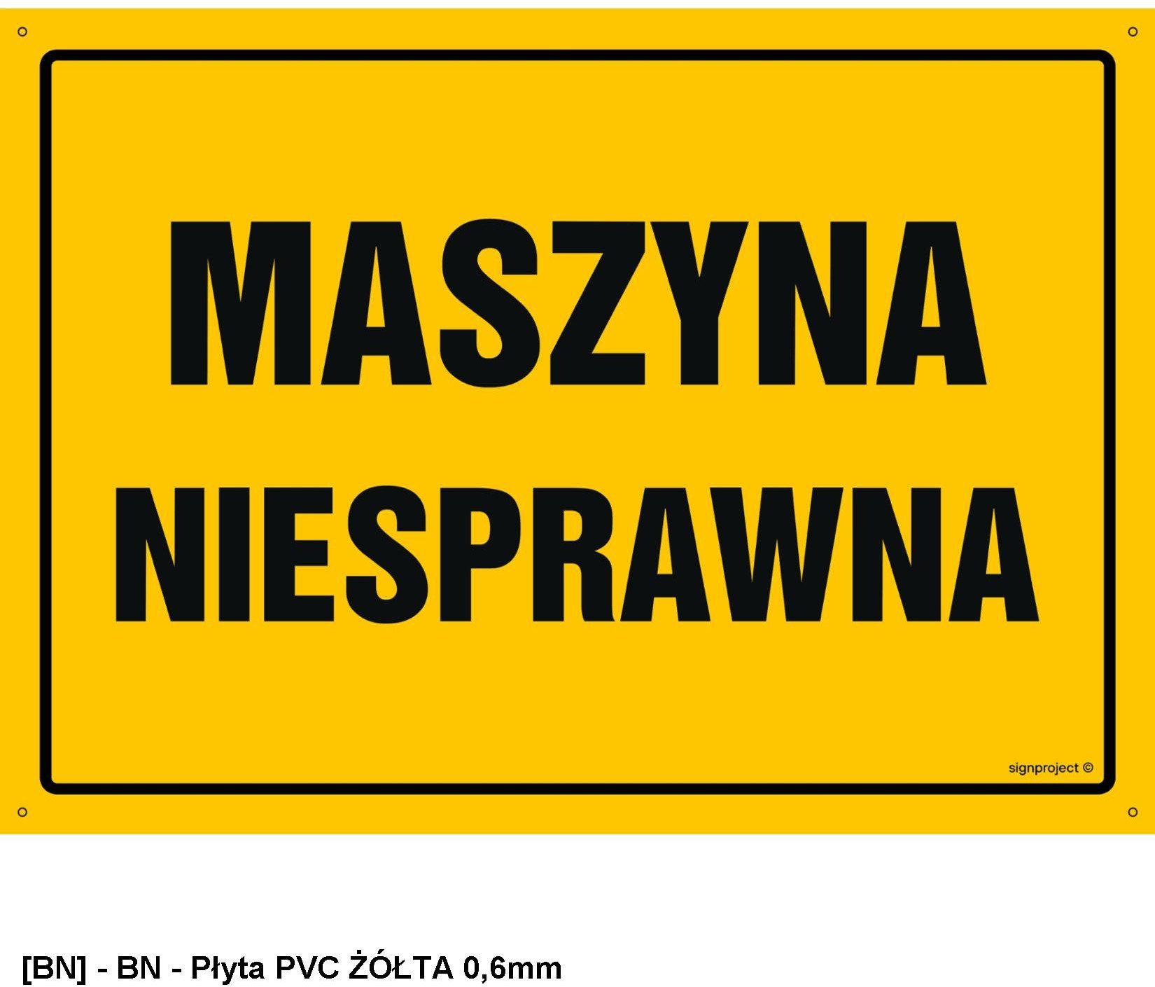 OA133 - Maszyna niesprawna 800x570