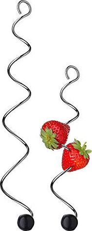 WMF Szaszłyki owocowe WMF Basic, części 2, 18 cm i 24 cm, stal nierdzewna Cromargan, można myć w zmywarce