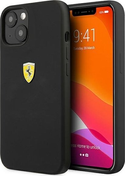 Ferrari Ferrari FESSIHCP13SBK iPhone 13 mini 5,4" czarny/black hardcase Silicone