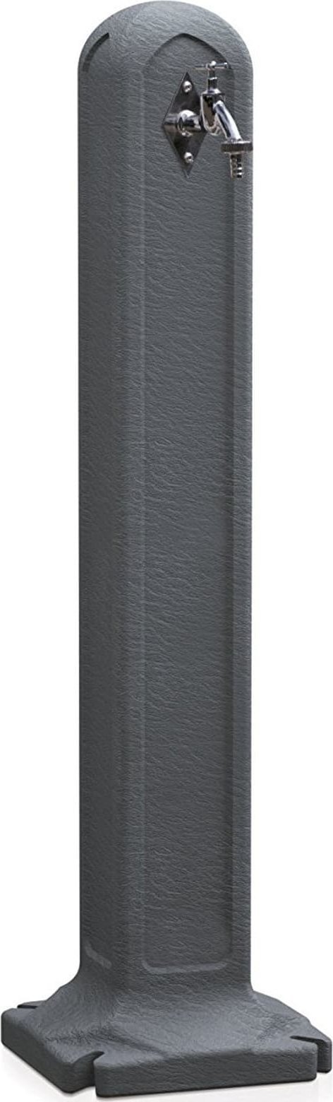 Prosperplast Słupek ogrodowy z kranikiem Tanker antracytowy