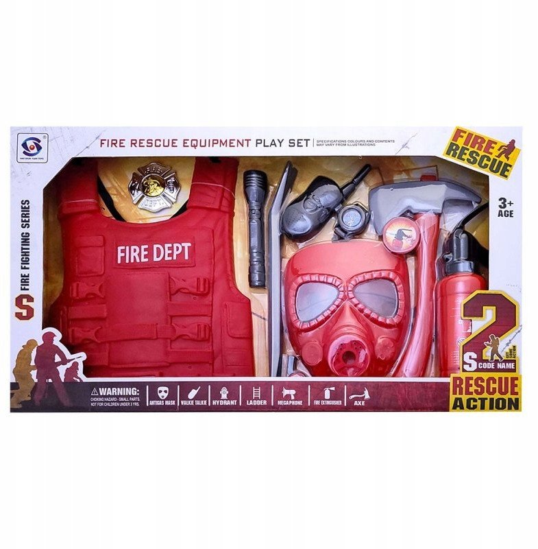 ZESTAW POLICJANTA KOSTIUM PRZEBRANIE DLA DZIECI AKCESORIA KAMIZELKA MASKA