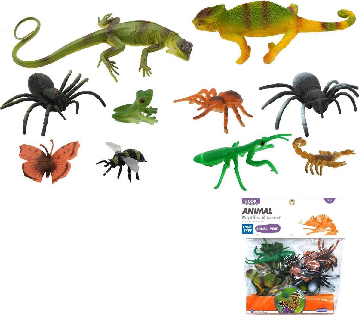 Figurka Trifox OWADY I GADY 10 SZTUK