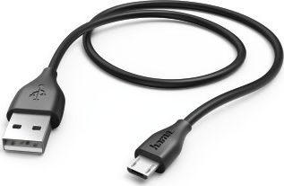 Kabel USB Hama USB-A - microUSB 1.5 m Czarny (001235780000)