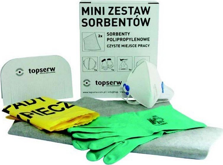 Topserw Zestaw startowy MINI, sorbent uniwersalny (absorpcja 1,5 l)