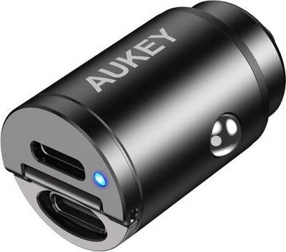 Ładowarka Aukey CC-A4 2x USB-C 3 A (CC-A4 BK)