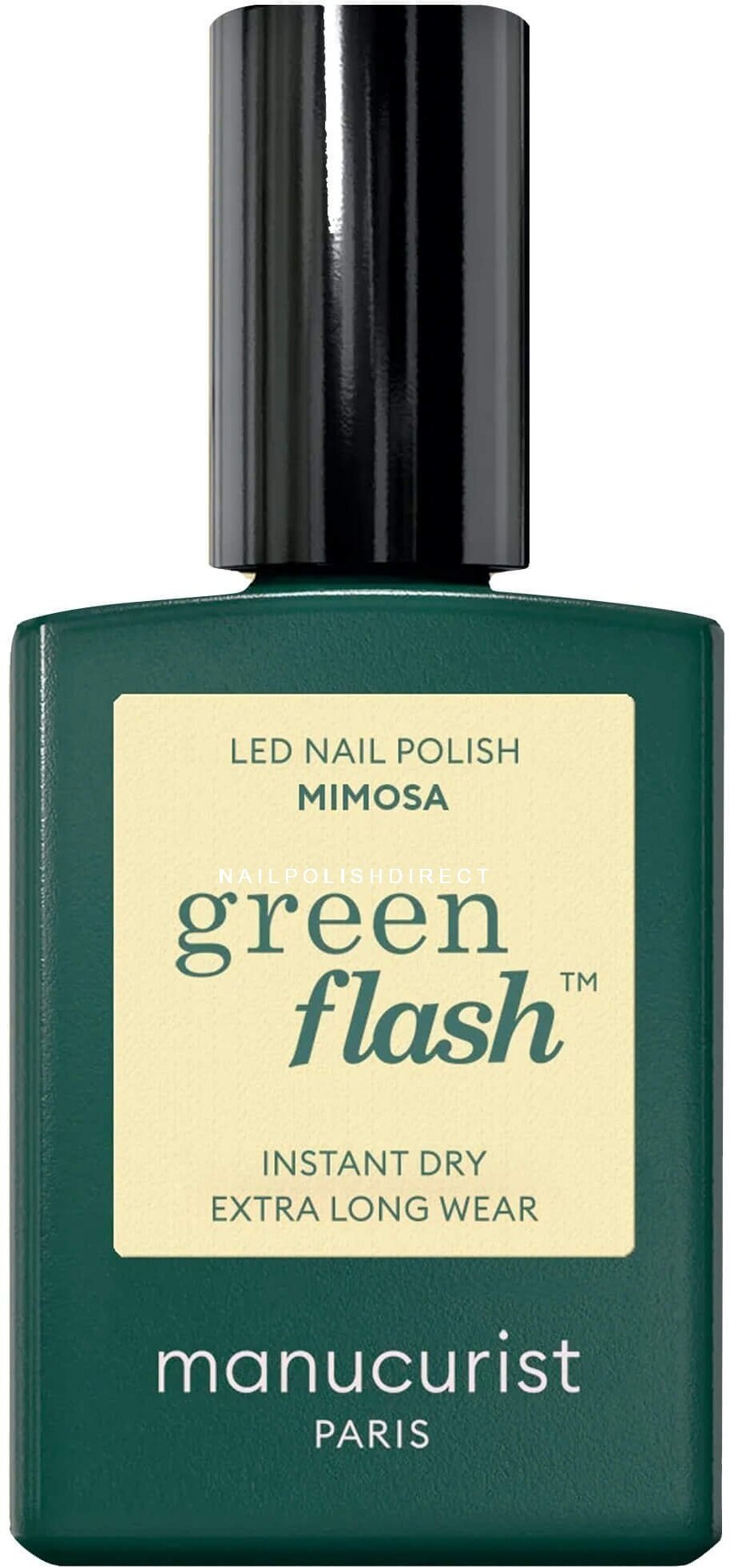 MANUCURIST_Green Flash Led Gel Nail Lacquer lakier do paznokci Mimosa 15ml