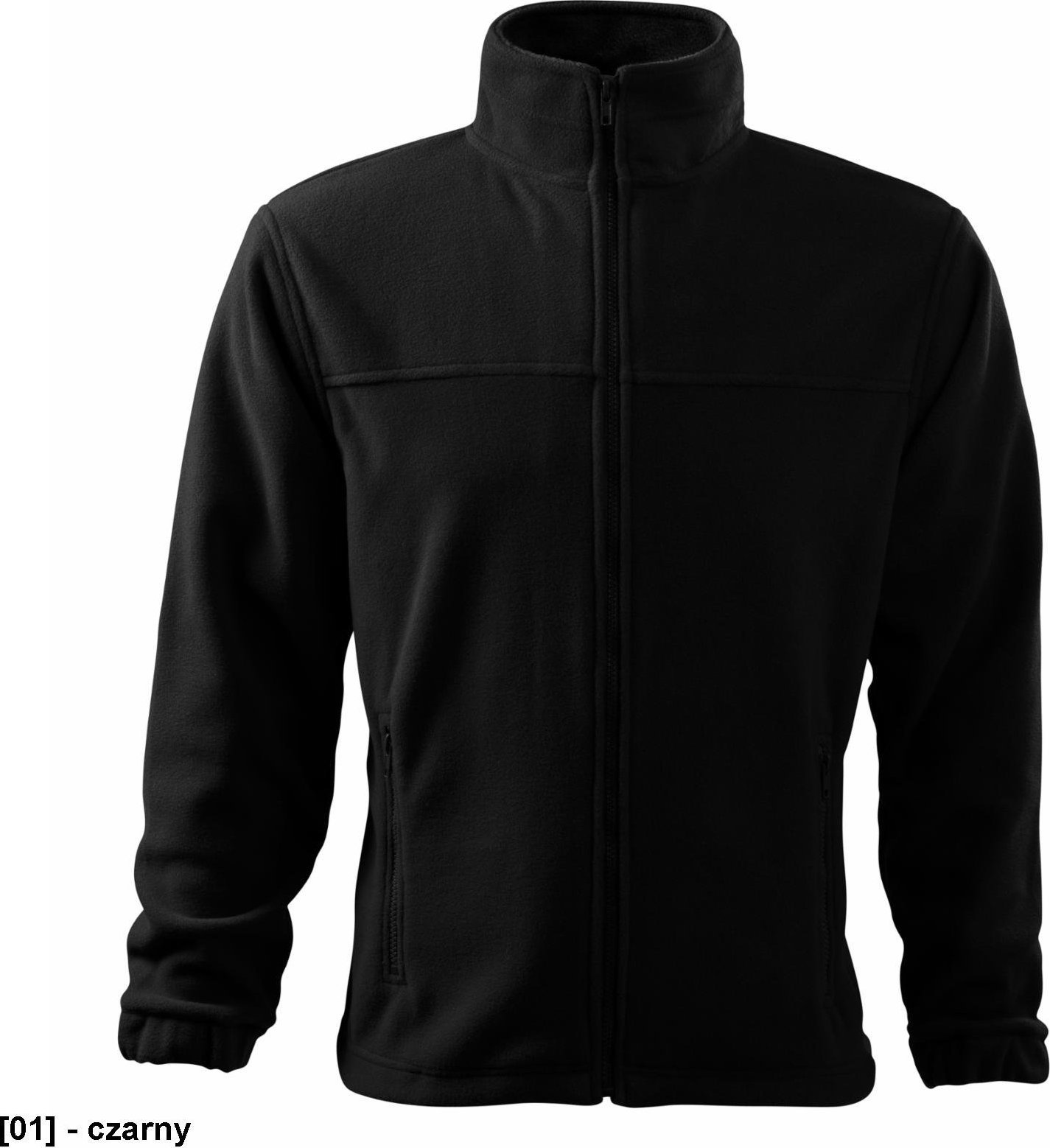 RIMECK Jacket 501 - ADLER - Polar męski, 280 g/m, 100% poliester - czarny M