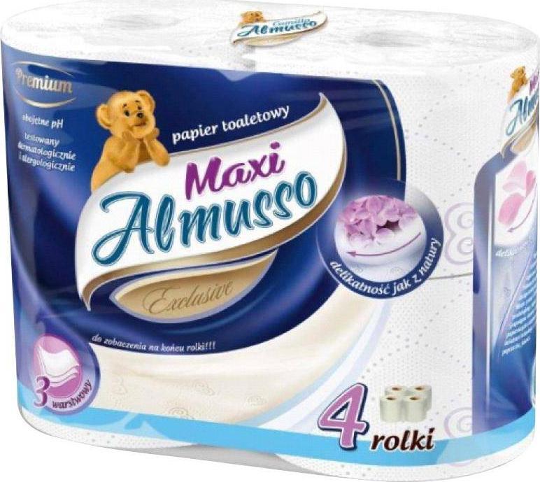 Almusso Papier toaletowy Maxi 3 warstwowy 4 szt.