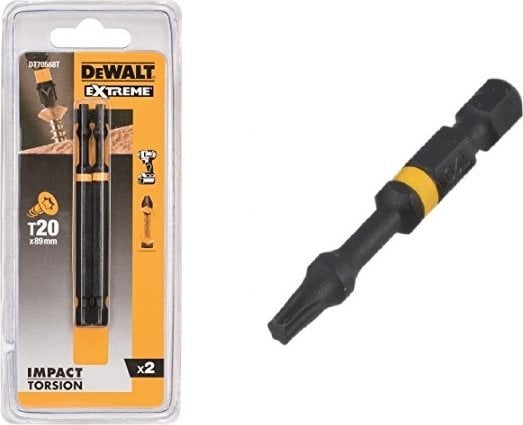 Dewalt DEWALT KOŃCÓWKA UDAR. TORX T20x89mm /2szt. DT70568T-QZ