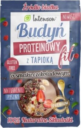 Intenson Budyń proteinowy z tapioką o smaku czekoladowym 30g Intenson