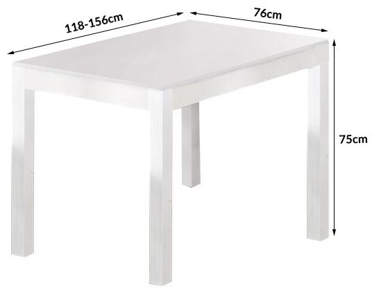 Halmar Stół Maurycy biały