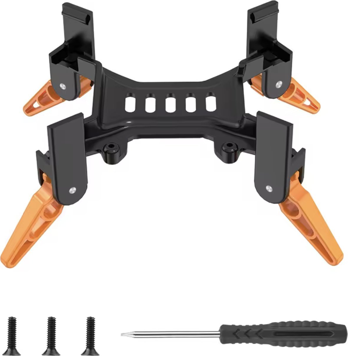 SKŁADANE SANKI NÓŻKI PODWOZIE DO LĄDOWANIA DRONA DJI AVATA 2 - POMARAŃCZOWE / SZARE