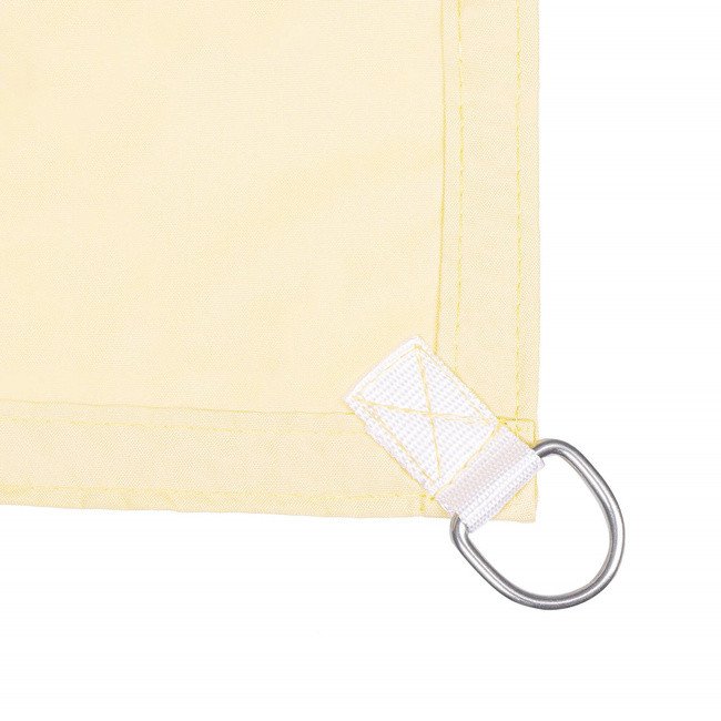 Żagiel przeciwsłoneczny 3x2 m prostokątny ogrodowy wodoodporny kremowy UNIWERSALNY