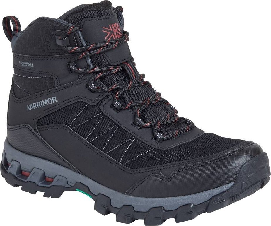 Buty trekkingowe męskie Karrimor MĘSKIE BUTY TREKKINGOWE TRAPERY EXMOOR MID K1118-BLK