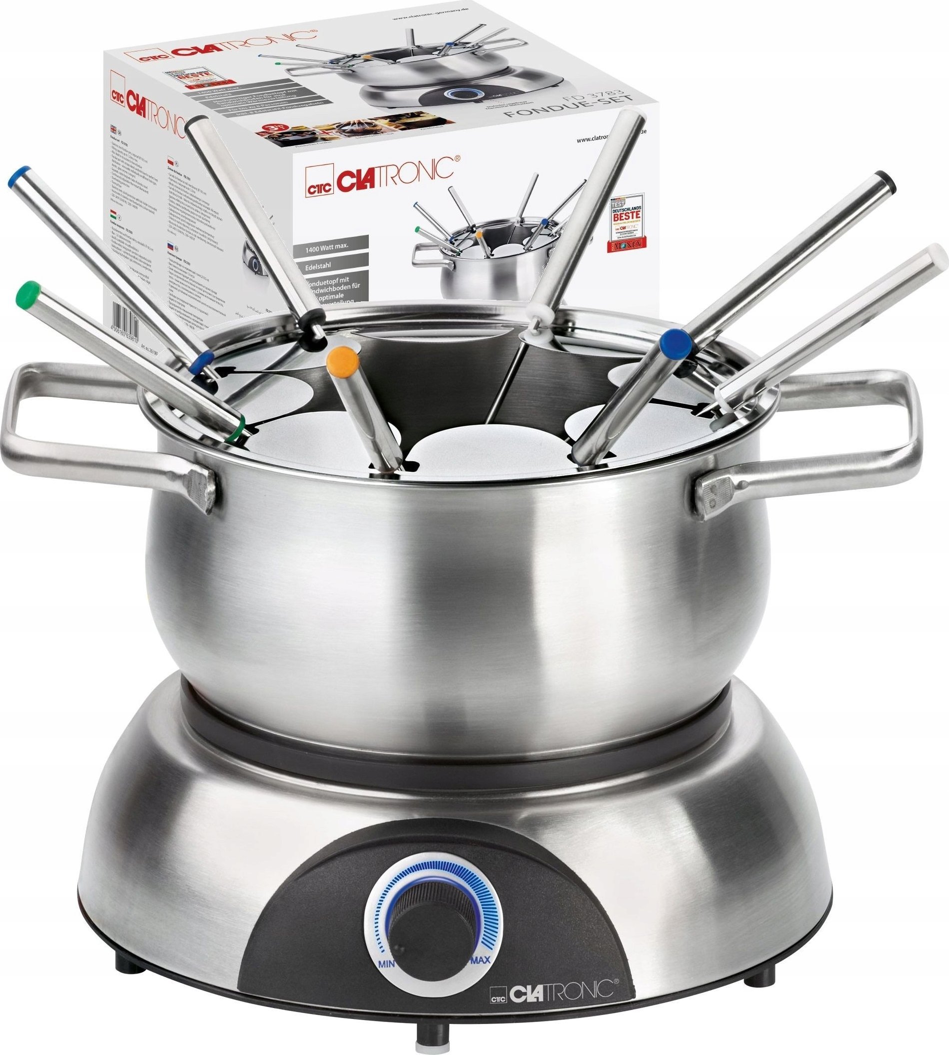 Clatronic Clatronic FD 3783, fondue (stainless steel)
