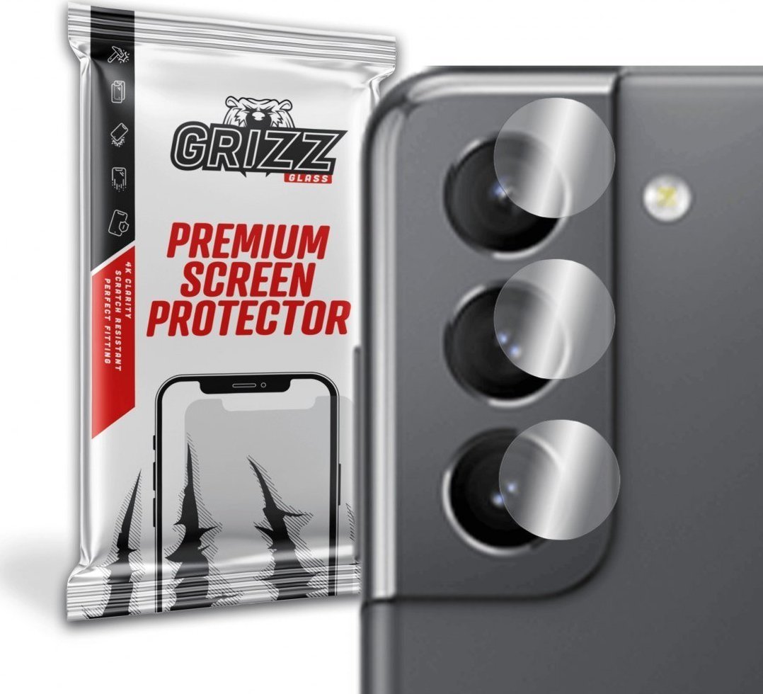 GrizzGlass Szkło hybrydowe na aparat Grizz Samsung Galaxy S21+ Plus 5G